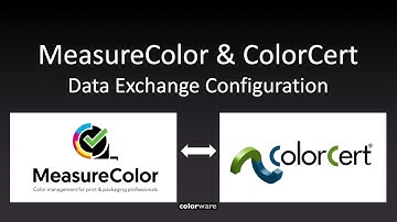 MeasureColor and ColorCert Data Exchange Configuration