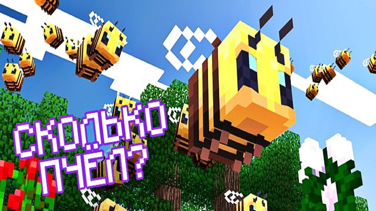 СКОЛЬКО ПЧЁЛ В МАЙНКРАФТ | САН ЧЁ Minecraft - YouTube