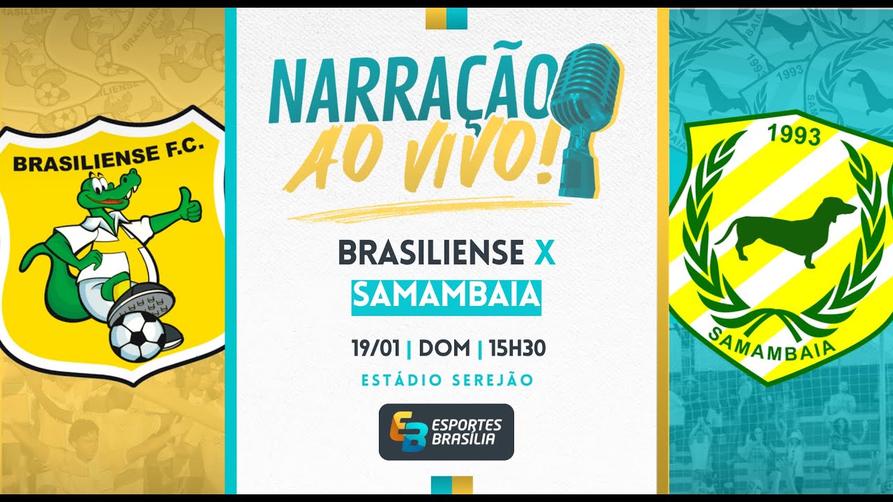 Brasiliense x Samambaia - Candangão Série A 2025 - Ao Vivo - YouTube