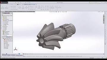 AutoCAD 3D Modeling tutorial | How to make Helical Bevel Gear in AutoCad 2017