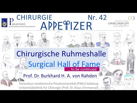 Chirurgische Ruhmeshalle/ Surgical Hall of Fame CHIRURGIE APPetizer Nr. 42