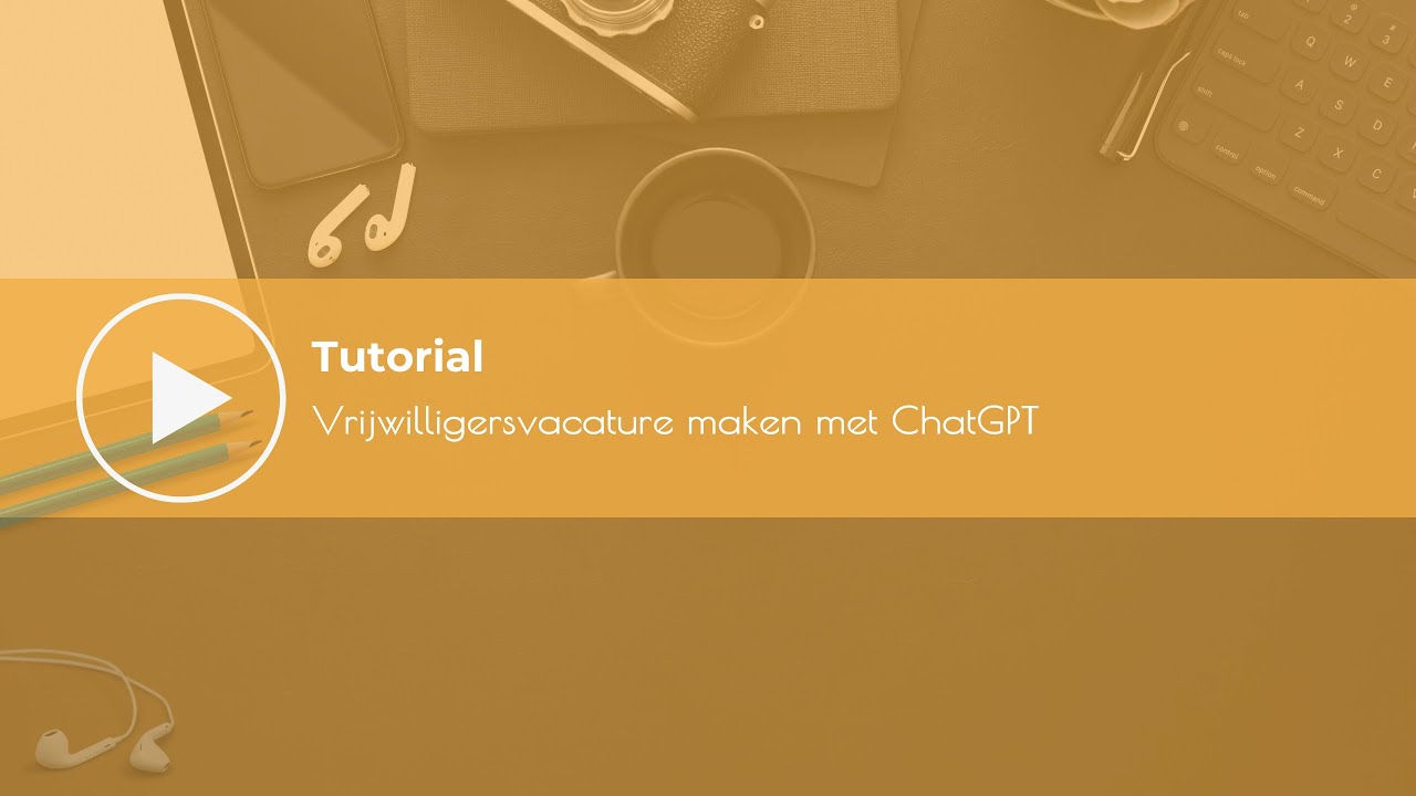 Hoe je binnen 1 minuut een vrijwilligersvacature laat schrijven door