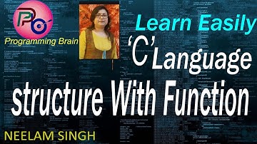 Structure With Function In C By Programming Brain