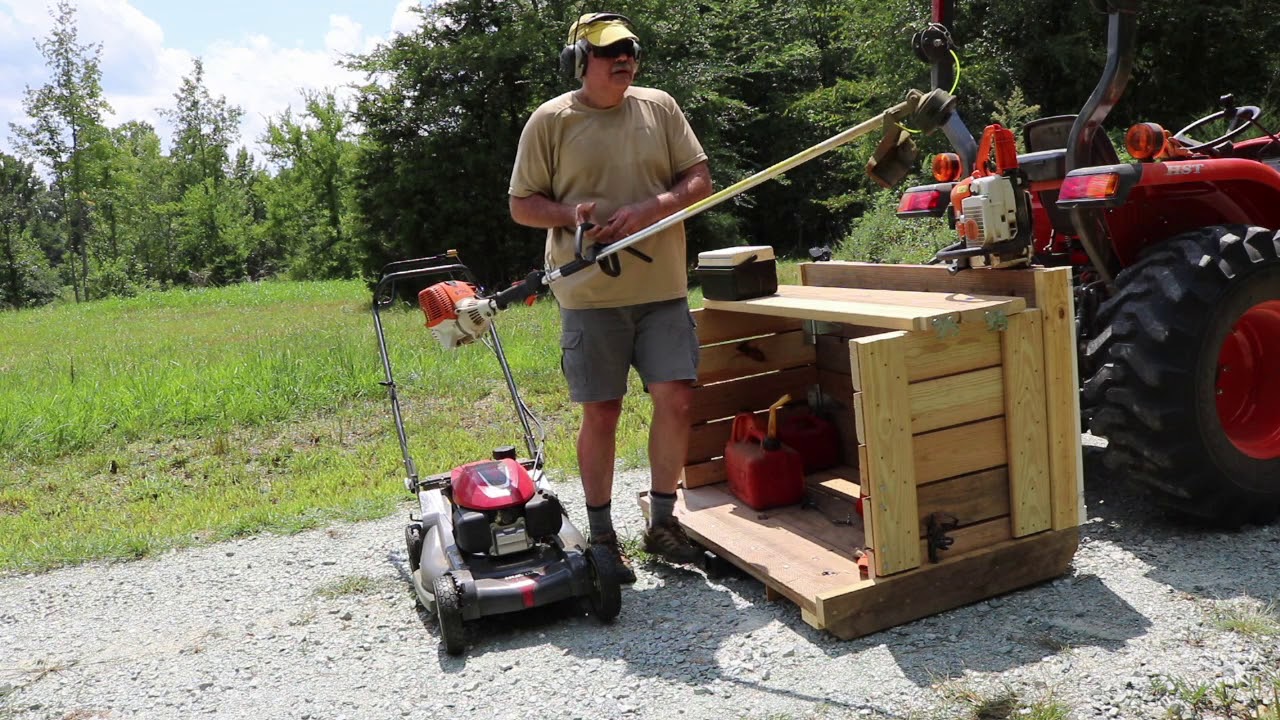 71 Tractor Carry All, Honda Mower, Stihl Trimmer... IN ACTION! YouTube