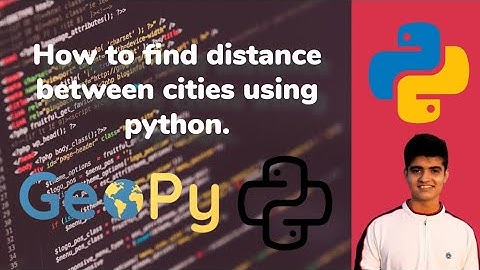 How to find distance between cities in python using GeoPy