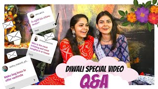 Diwali special video || Q and A part 1 || niha sisters