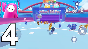 Fall Guys - gameplay walkthrough | part 4 - Fallball match (iOS, Android)