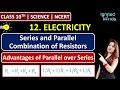 Class 10th Science Chapter 12 | Series & Parallel Combination of Resistors | Electricity | NCERT