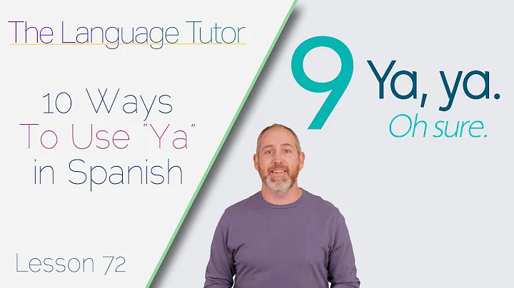 10 Formas de Usar 'Yeah' en Español | Lección 72 de El Tutor de Idiomas