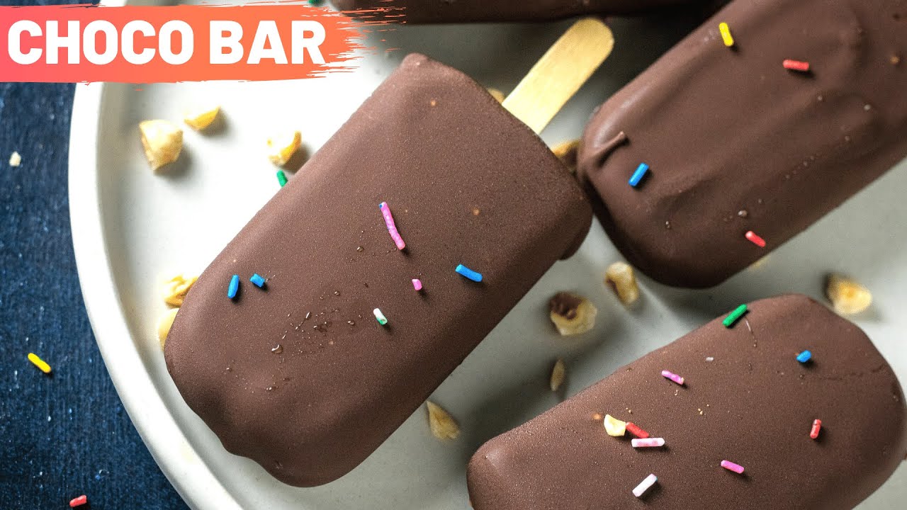Chocolaty Choco Bar With Few Ingredients Without Cream, Beater | चॉकोबार बिना मशीन | MintsRecipes