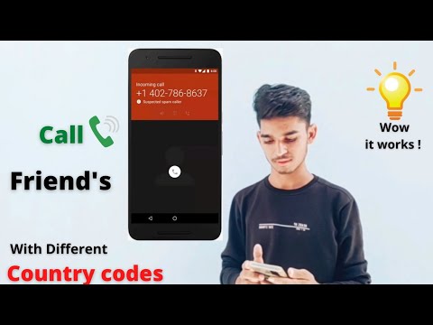 How To Call Friends With Different Country Code Numbers