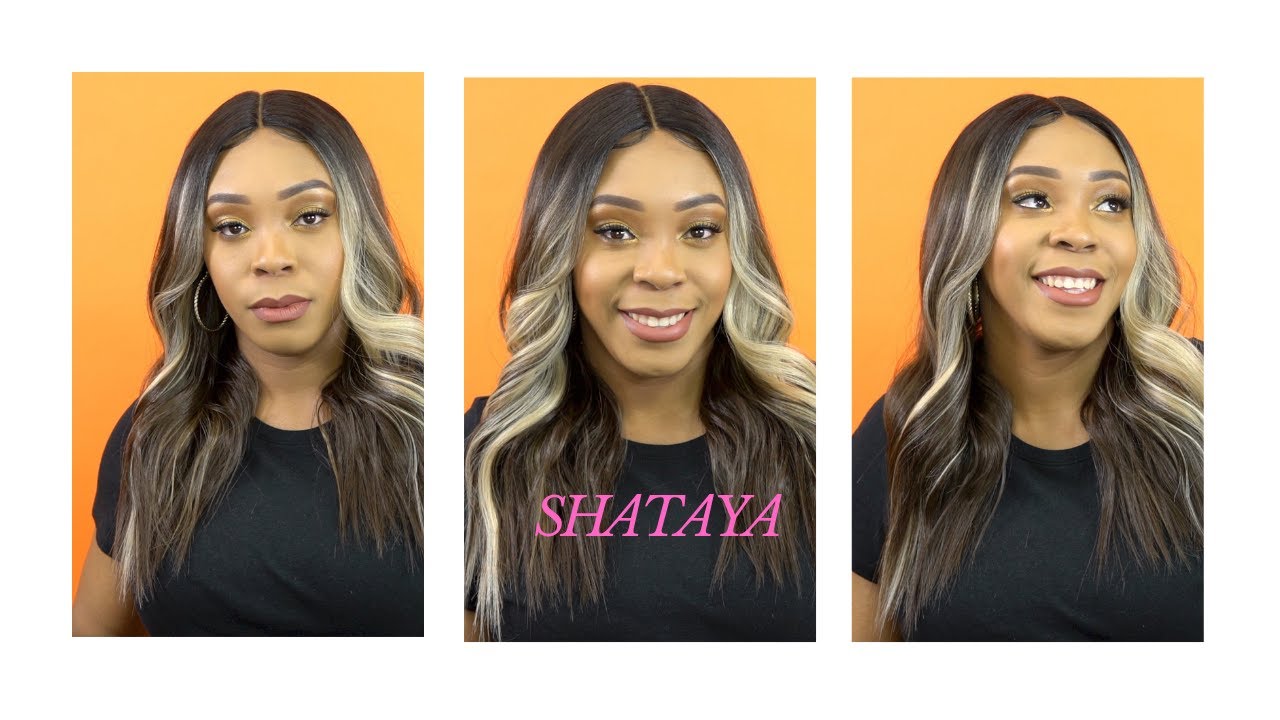 Outre Synthetic I-Part Swiss Lace Front Wig - SHATAYA +GIVEAWAY  --/WIGTYPES.COM - YouTube