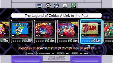 SNES Classic GAMEPLAY and features demonstration