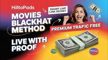 Hilltopads Paid Movies Method 2025 🤑 Hilltopads Blackhat Method | Smart Link Trick