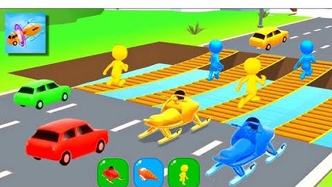 Shape- shifting  #14 - Games All Levels Gamepley iOs, Android Mobile Walkthrough Stick Run Max Level