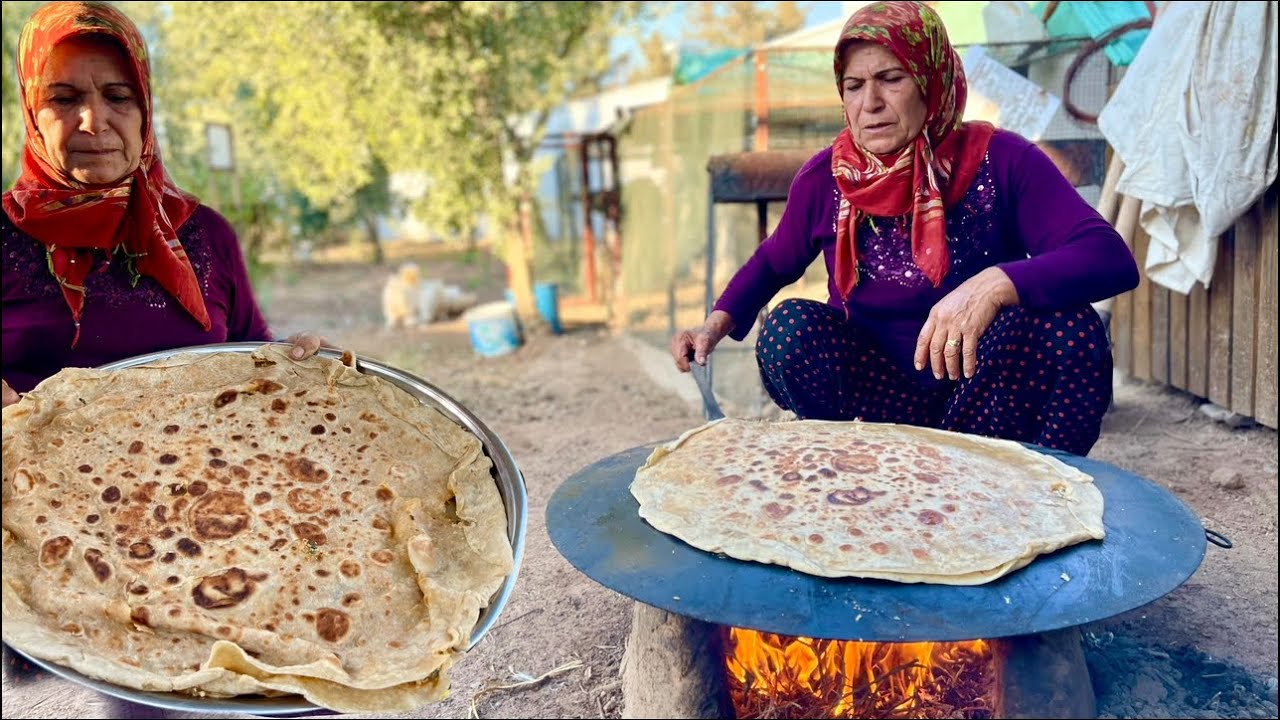 KÖY DE İNANILMAZ LEZZETLİ KÖY BÖREĞİ TARİFİ ~ KÖY EVİ ODUN ATEŞİ YEMEKLERİ