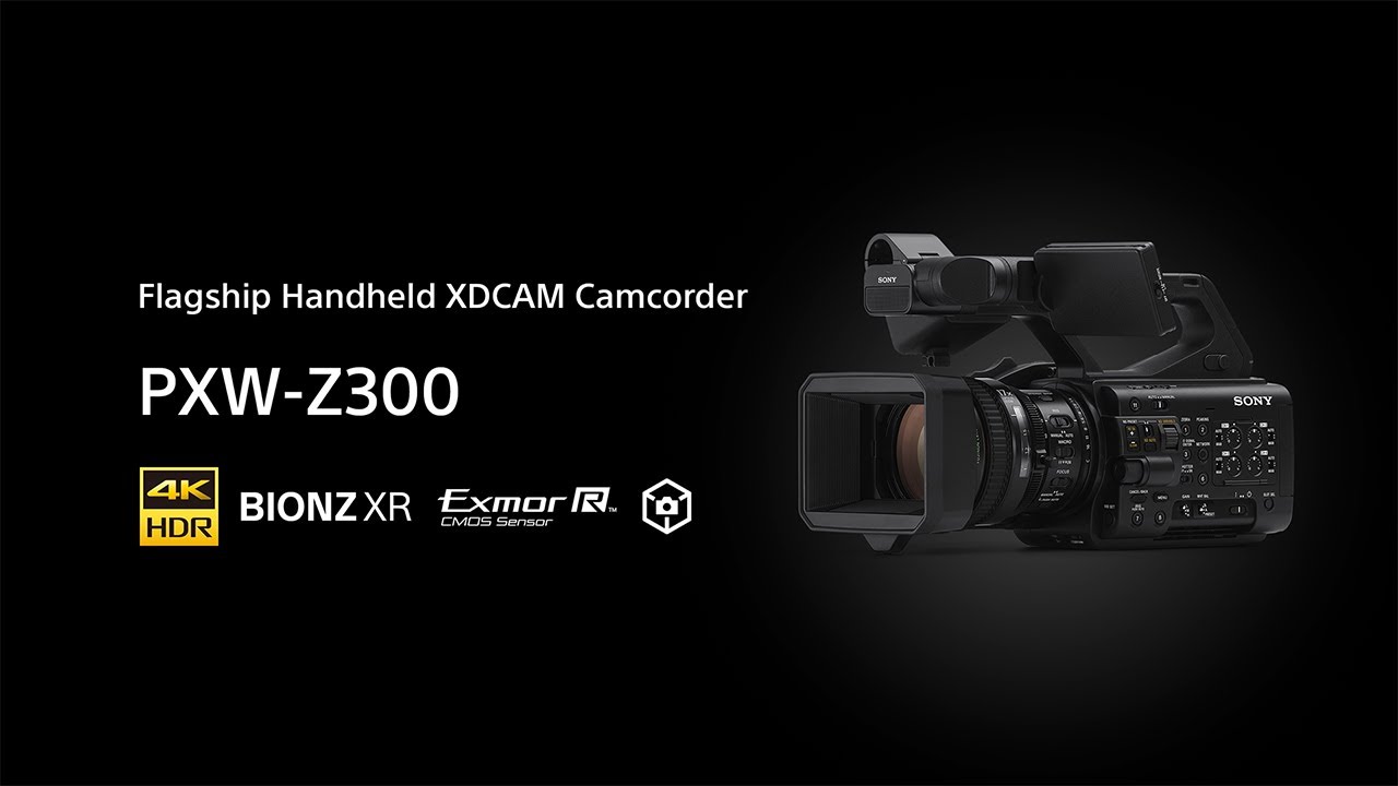 ソニー 4K3板式CMOSセンサーExmor R搭載XDCAMハンディ