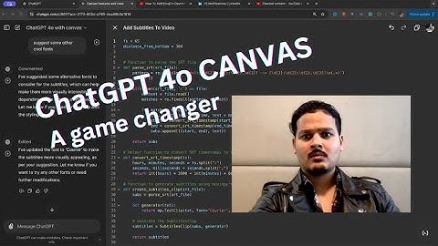 ChatGPT 4o Canvas Just Launched! 🚀✨ | A GAME CHANGER