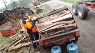 Comment faire les nœuds des fagot de bois en 1 m fagoteuse forest men #boisdechauffage #bucheron