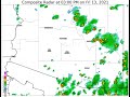 Radar for Aug. 13-14, 2021 Arizona Storm Event