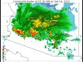 Radar for Aug. 13-14, 2021 Arizona Storm Event