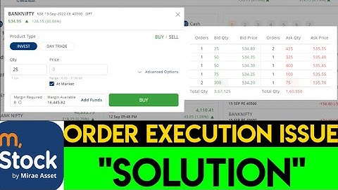 Mstock Order Execution Issue Solved | Mstock Web pe Order Execution Issue Resolved