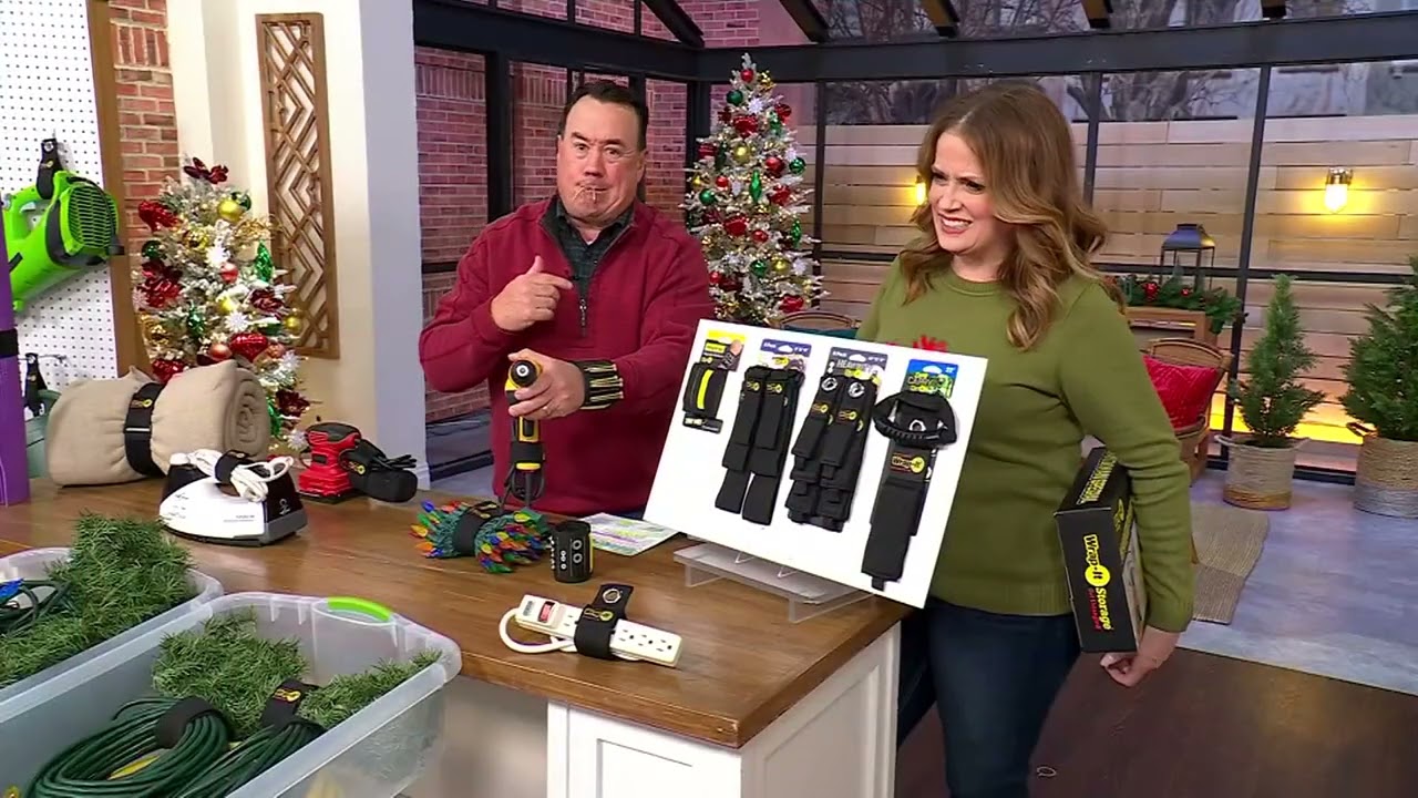 Wrap-it Storage 14-Piece Assorted Strap Handyman Gift Set on QVC