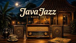 [NO ADS] Vintage Javanese Keroncong Jazz • Relaxing Midnight Radio Vibes (Rain & Cozy Ambient)