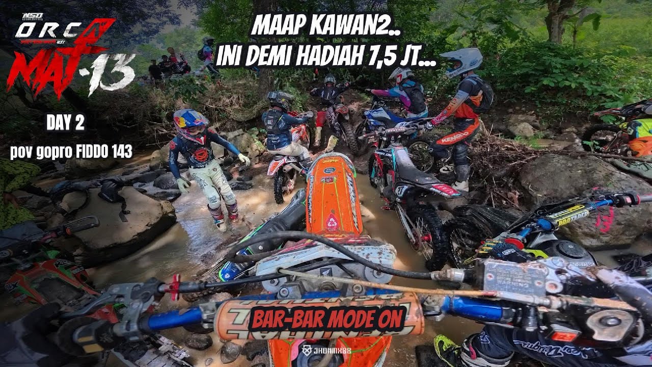 MODE BALAP 1 TEAM.!! MAT 13 Kediri pov gopro Fiddo JhonMX 88 DAY 2 Malang Trail Adventure