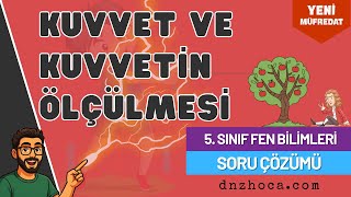 5. Sınıf Fen Bilimleri Kuvvet Ve Dinamometre Soru Çözümü Yazılıya Hazırlık