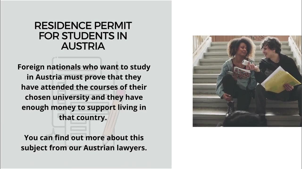 How to obtain a residence permit for Austria YouTube