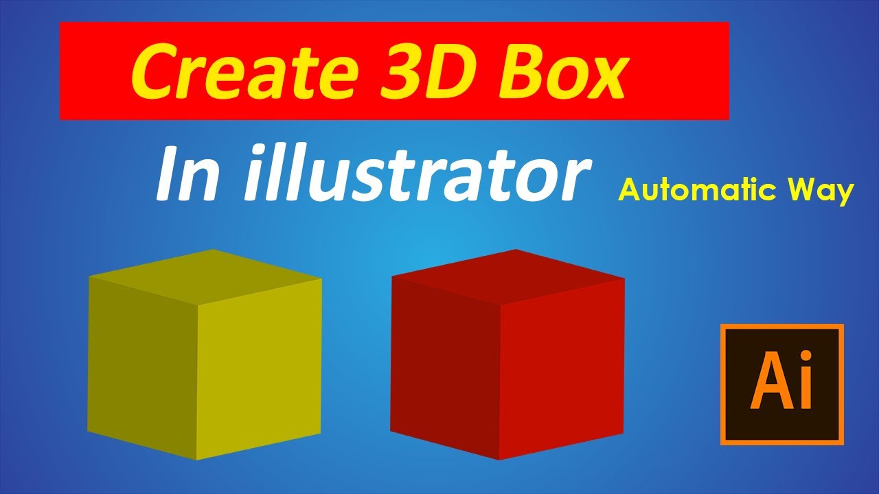 illustrator 3d box download