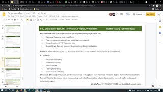 PerformanceTesting-Sep11-F12 Developer tools,Web page components,Browser Rendering time,HTTP Watch