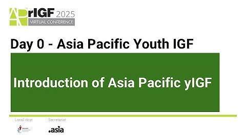 Introduction of Asia Pacific yIGF