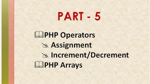 TN 12th computer application chapter - 5 PHP (part - 1) PHP Arrays
