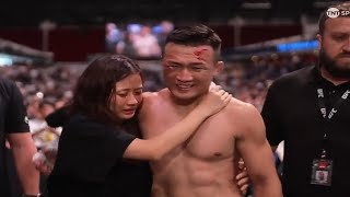 Ufc Singapore The Korean Zombie Gets A Standing Ovation On His Retirement Holloway Vs Tkz