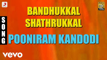 Bandhukkal Shathrukkal - Pooniram Kandodi Malayalam Song | Jayaram, Rohini, Mukesh