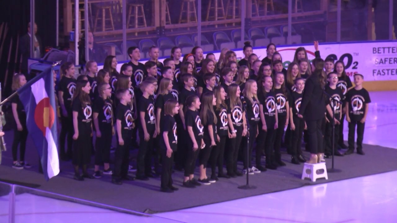 Mead Middle School sings the National Anthem YouTube