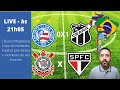 LIVE às 21h05 Clássico Majestoso, Copa do Nordeste, Futebol pelo Brasil, o momento do seu time etc