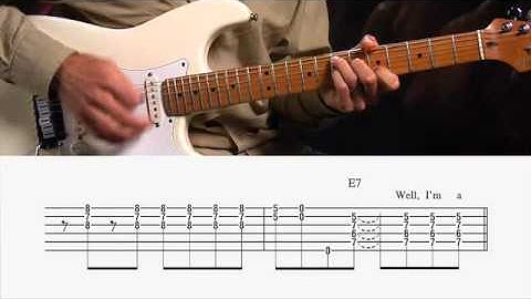 Stevie Ray Vaughan "Love Struck Baby" Guitar Lesson @ GuitarInstructor.com (excerpt)