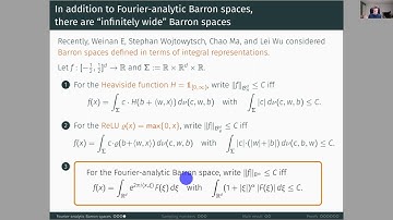 Felix Voigtländer, Sampling numbers of the Fourier-type Barron spaces, 2022.11.15