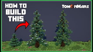 Custom Minecraft Spruce Trees | Tutorial