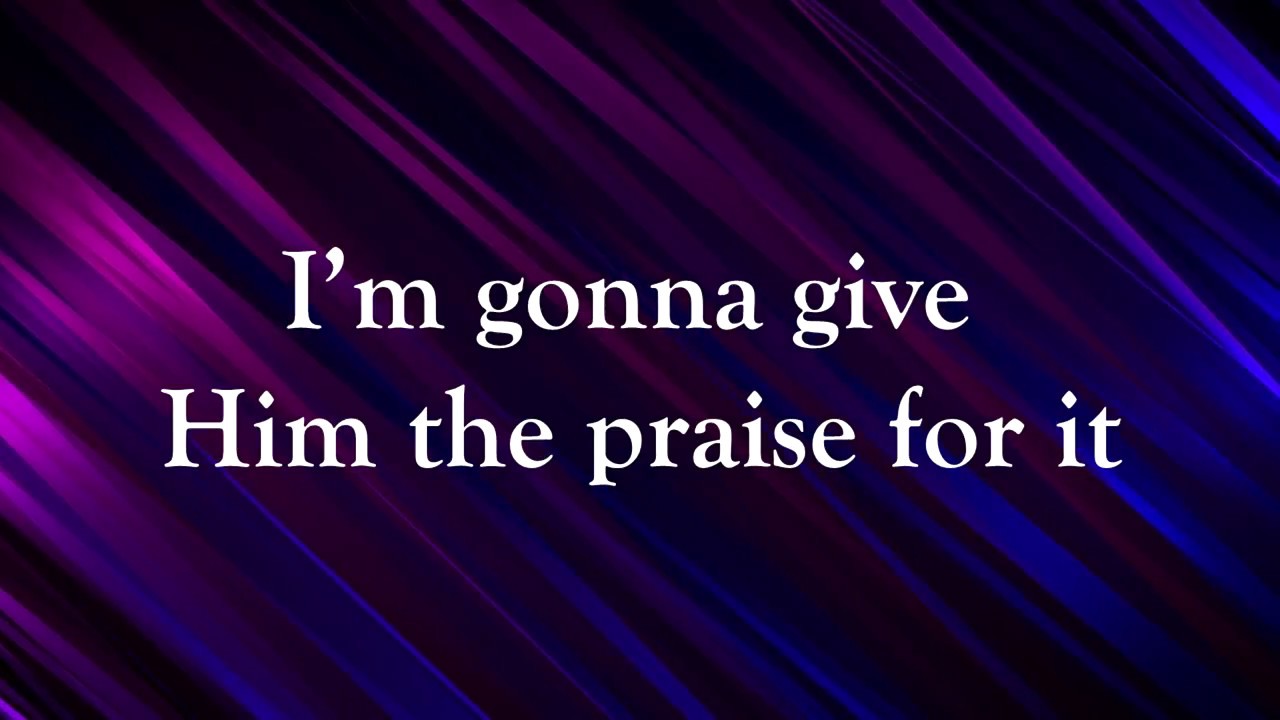 Bless the Lord by Anthony Brown (Lyric Video) YouTube