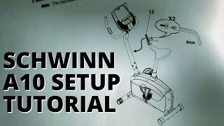 Schwinn A10 Upright Bike Setup Tutorial