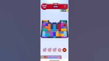 Color Block Jam Level 729 solution #games #colorblockjam #gaming #gameplay