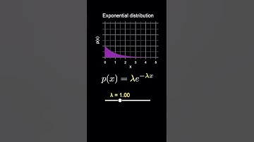 Exponential Distribution: Explaining Probability Distributions in 20 Seconds  #drawingdistributions