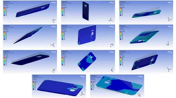 Samsung phone shells drop test - ANSYS Simulation (Incomplete)