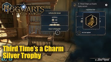 Hogwarts Legacy - Third Time’s a Charm Trophy Guide (Upgrade a piece of gear 3 times)