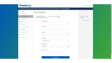 Online and Mobile Banking - How to Create a Multi-transfer