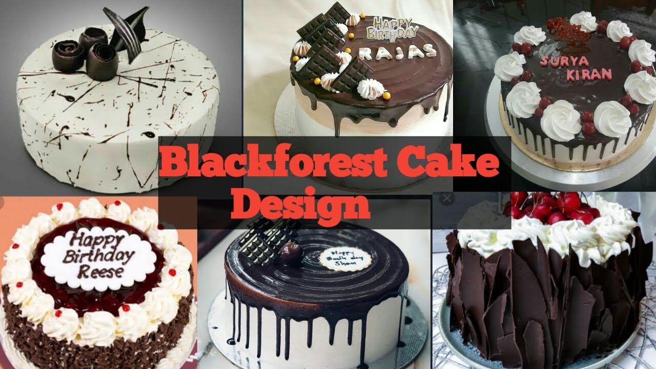 blackforestcakedesign Black forest cake design // blackforest cake